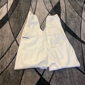 White Kentucky Branded Athletic Pants